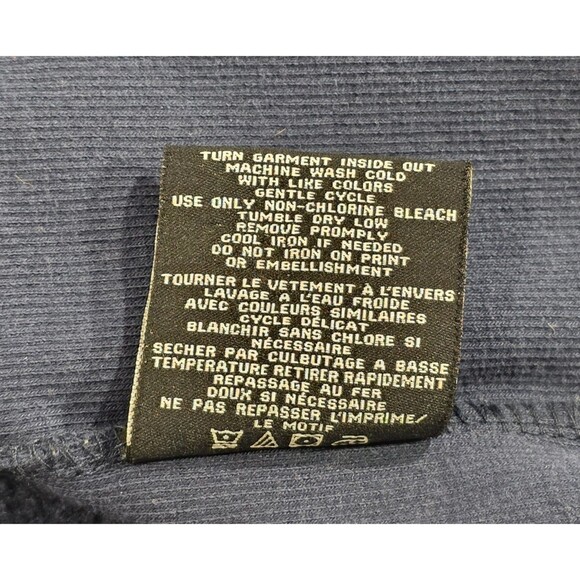 Vintage 90s Rugby USA Track Jacket Hoodie Letterman Varsity Patches Blue Men 3XL - Picture 11 of 16